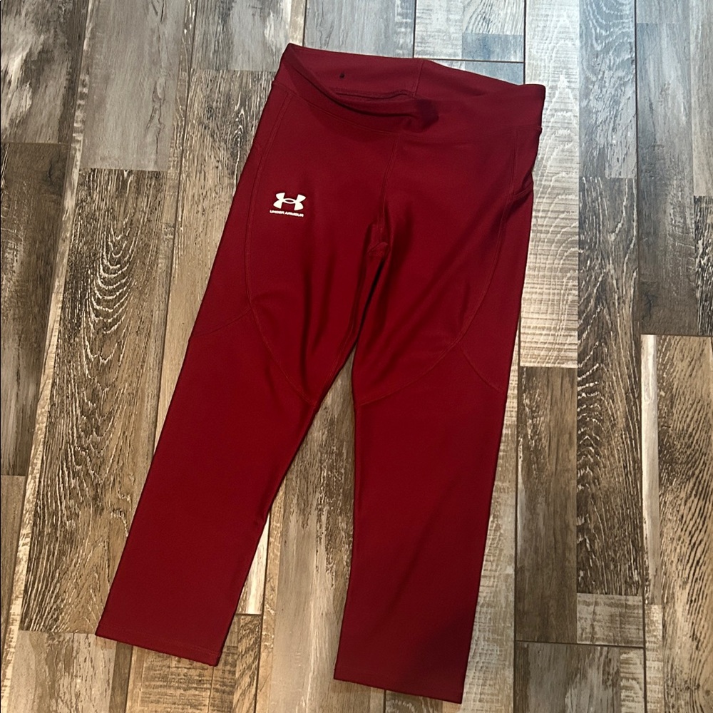 Under Armour Kids Burgundy Leggings